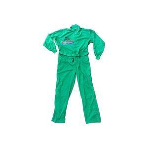 Men's Green Racing Jumpsuit
